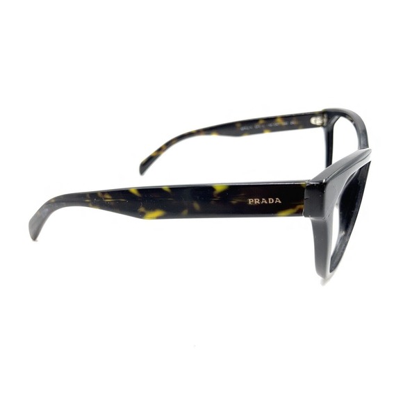 Prada SPR 21S 1AB-0A7 Black Tortoise Brown Sunglasses Frames 56-19 140 Italy - Picture 4 of 12